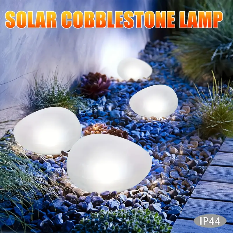 Smart Garden Solar Lights - 1/2 szt. Solarnych Lamp Kamykowych –