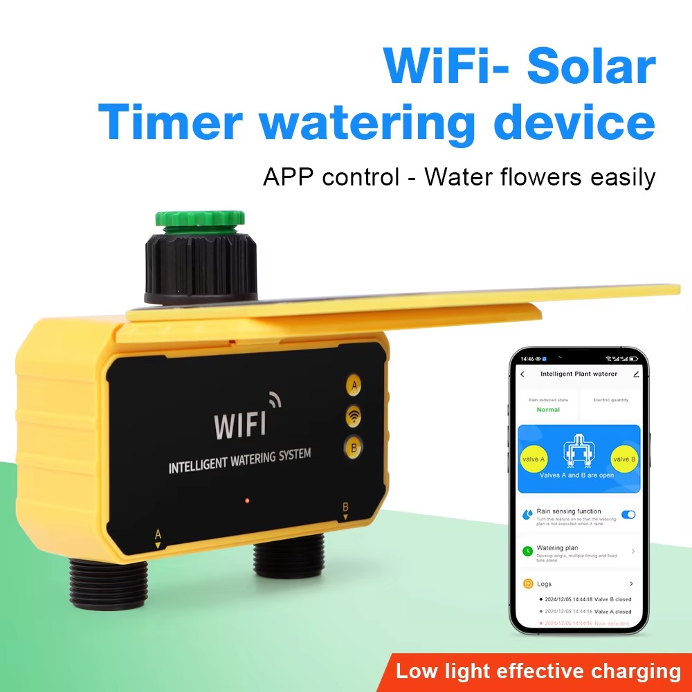 1/2 Wyjścia WIFI Solarny Stero – Smart Garden Tap Timer recenzja i cena