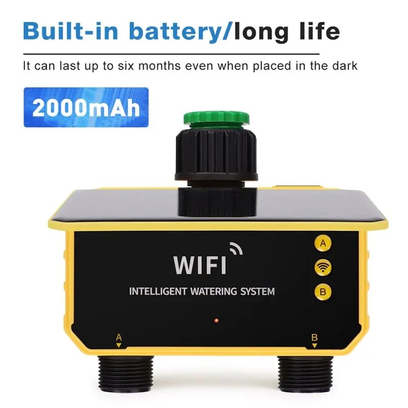 1/2 Wyjścia WIFI Solarny Stero – Smart Garden Tap Timer recenzja i cena