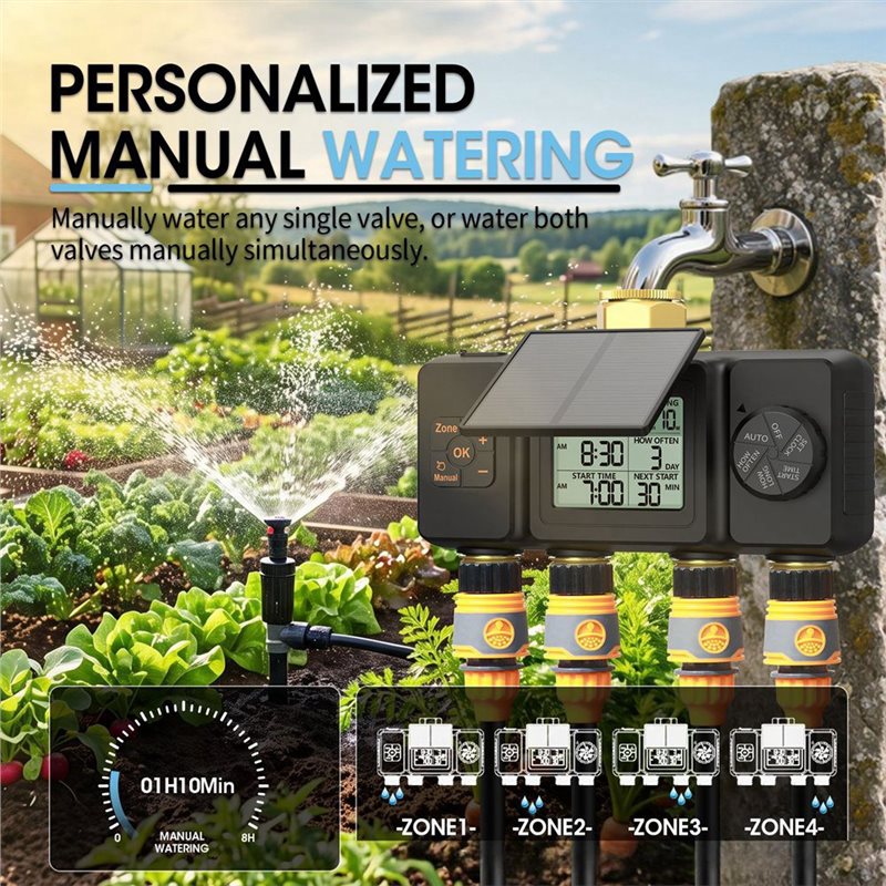 ABYN-Solar Timer Nawadniający  – Smart Garden Tap Timer recenzja i cena