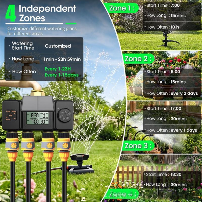 Timer nawadniania solarnego GY – Smart Garden Tap Timer recenzja i cena