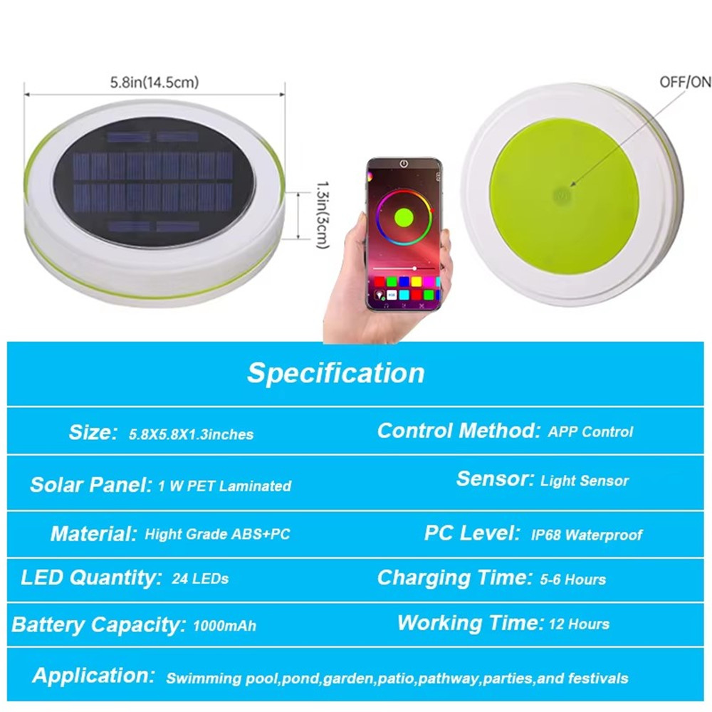 Solar LED Water Float Light Ou – Smart Garden Light Controller recenzja i cena