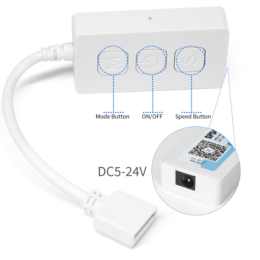 WS2812B WS2811 kontroler taśmy – Smart Garden Light Controller recenzja i cena